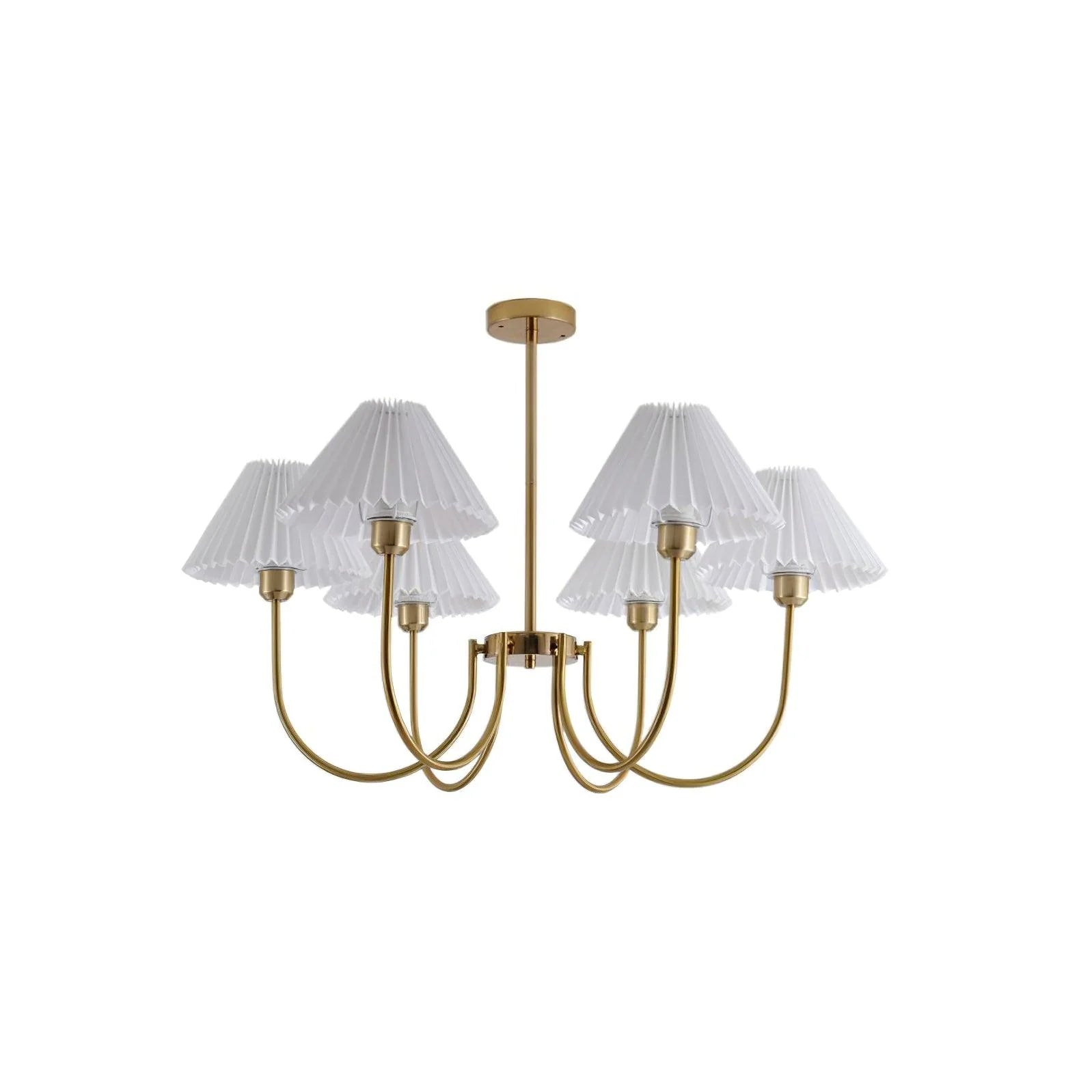 Lampadario plissettato Aurelle
