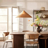 Boho Farmhouse Wicker Pendant Lighting