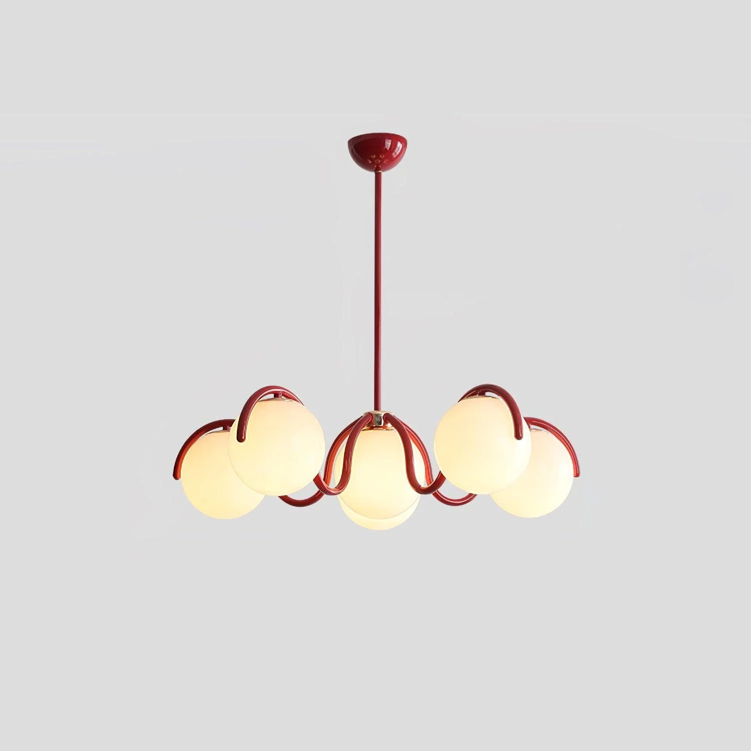 Lampadario a lampada lineare CurvaLuxe