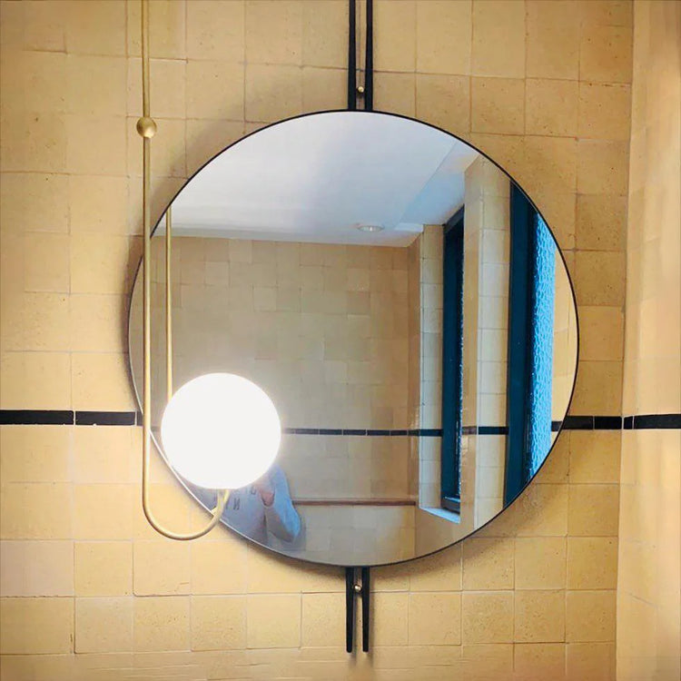 Moderne sfære glas pendel lys