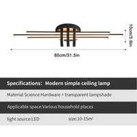 Modern Multi Linear Ceiling Light