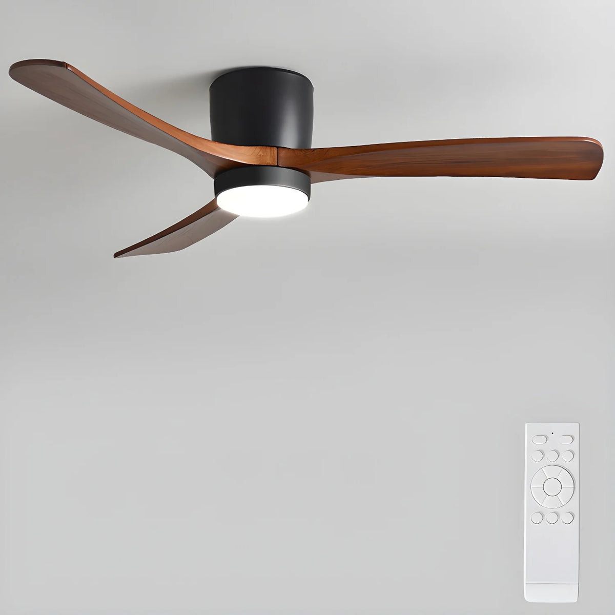 WoodAura Modern Ceiling Fan Light