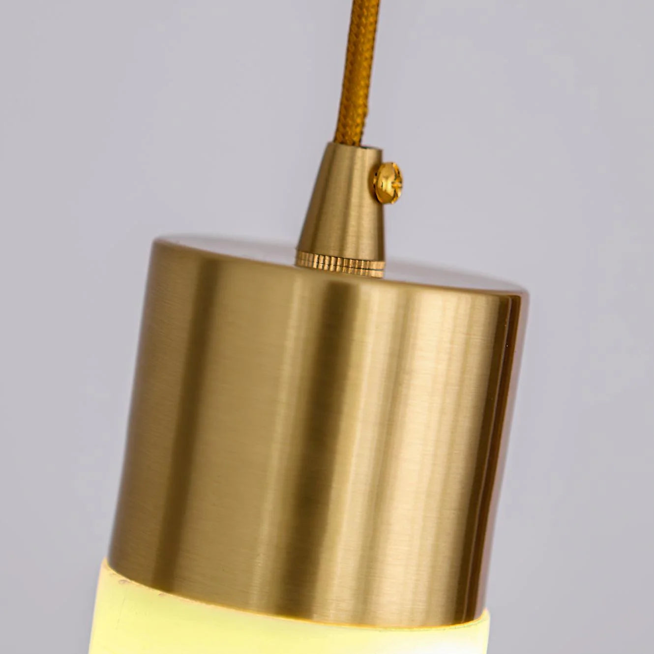 Lampada a sospensione Sol in ottone