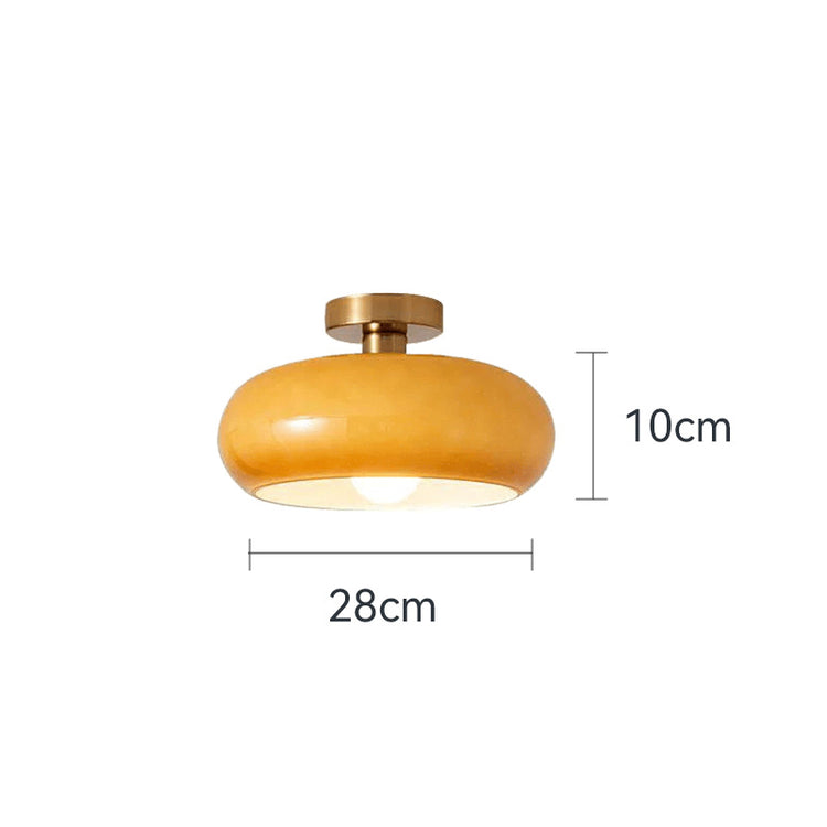 Glarefusion Creative Simple Persimmon Shape Pendant Light