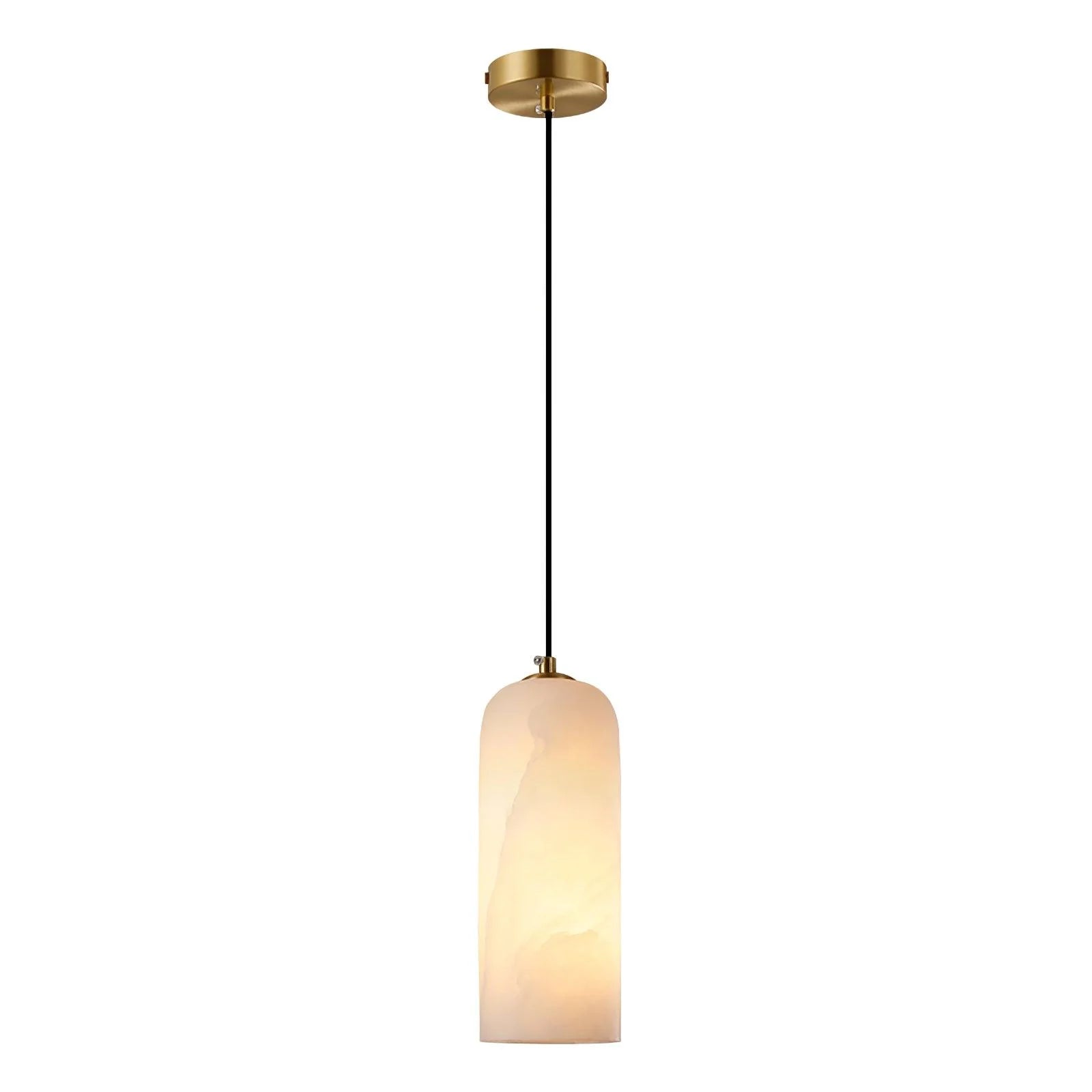 Moderne kapsel marmor pendel