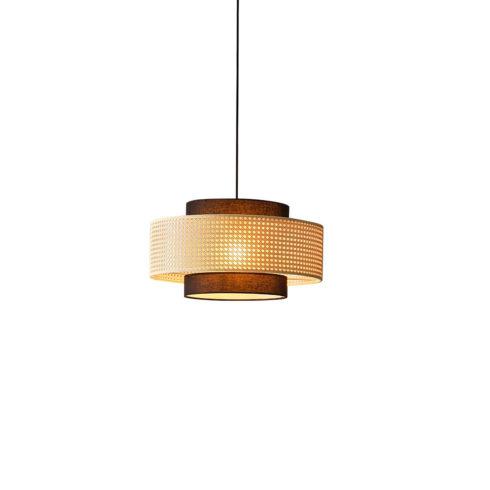 Minimalistische Trommel-Pendelleuchte
