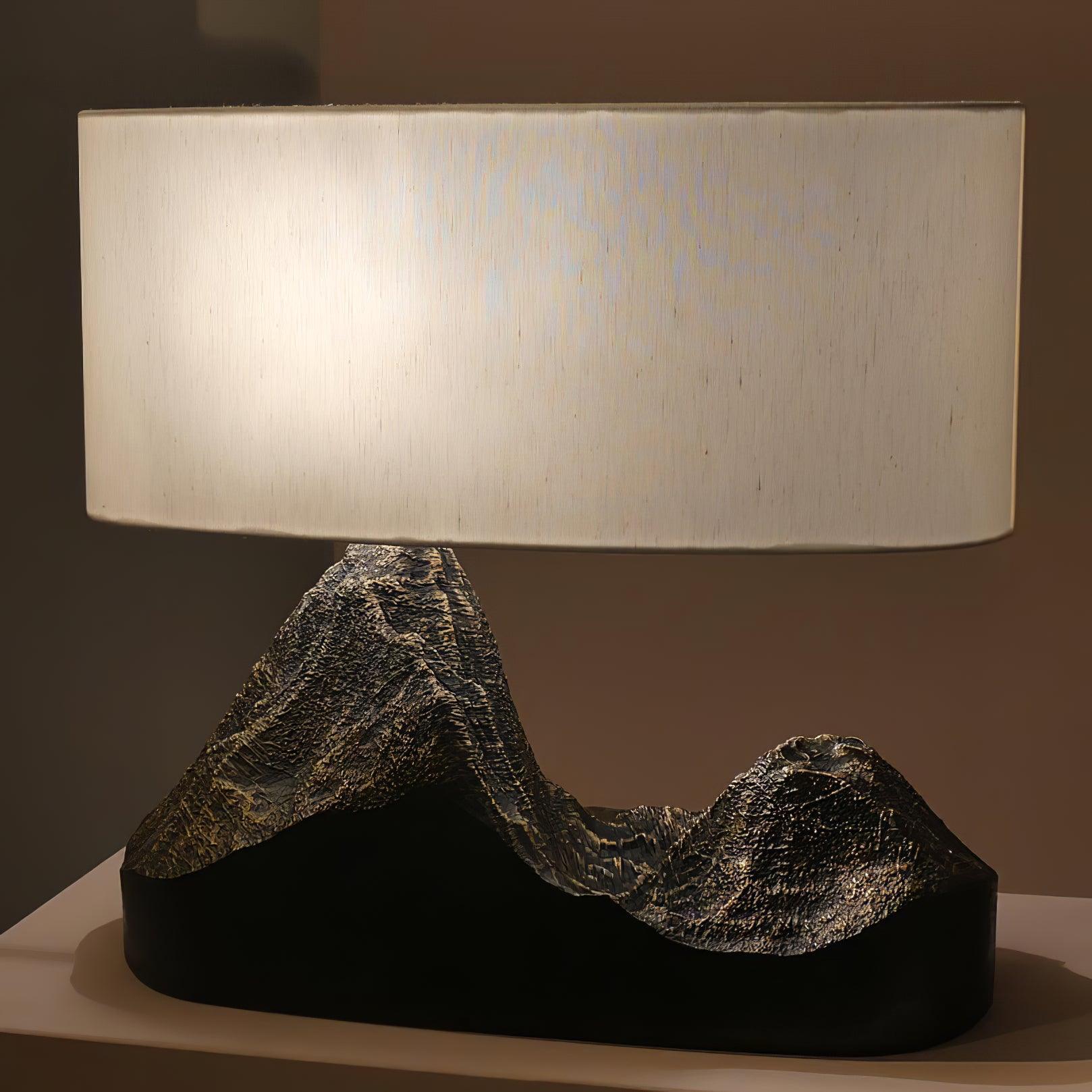 Stylish Stone Resin Table Lamp