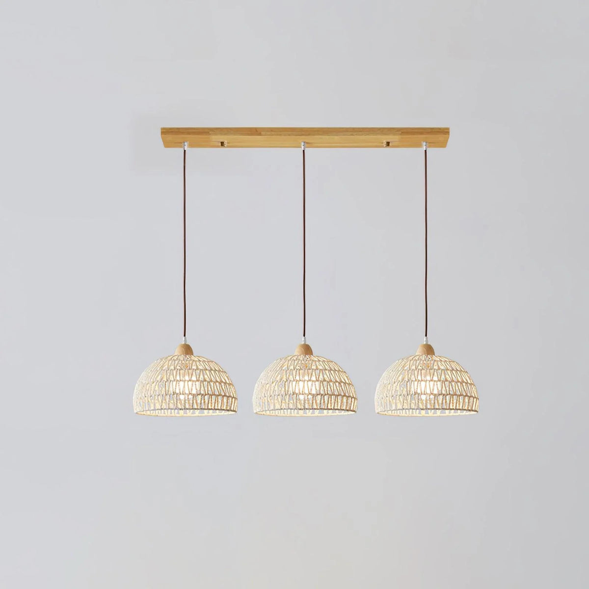 Arco rattan hanglamp