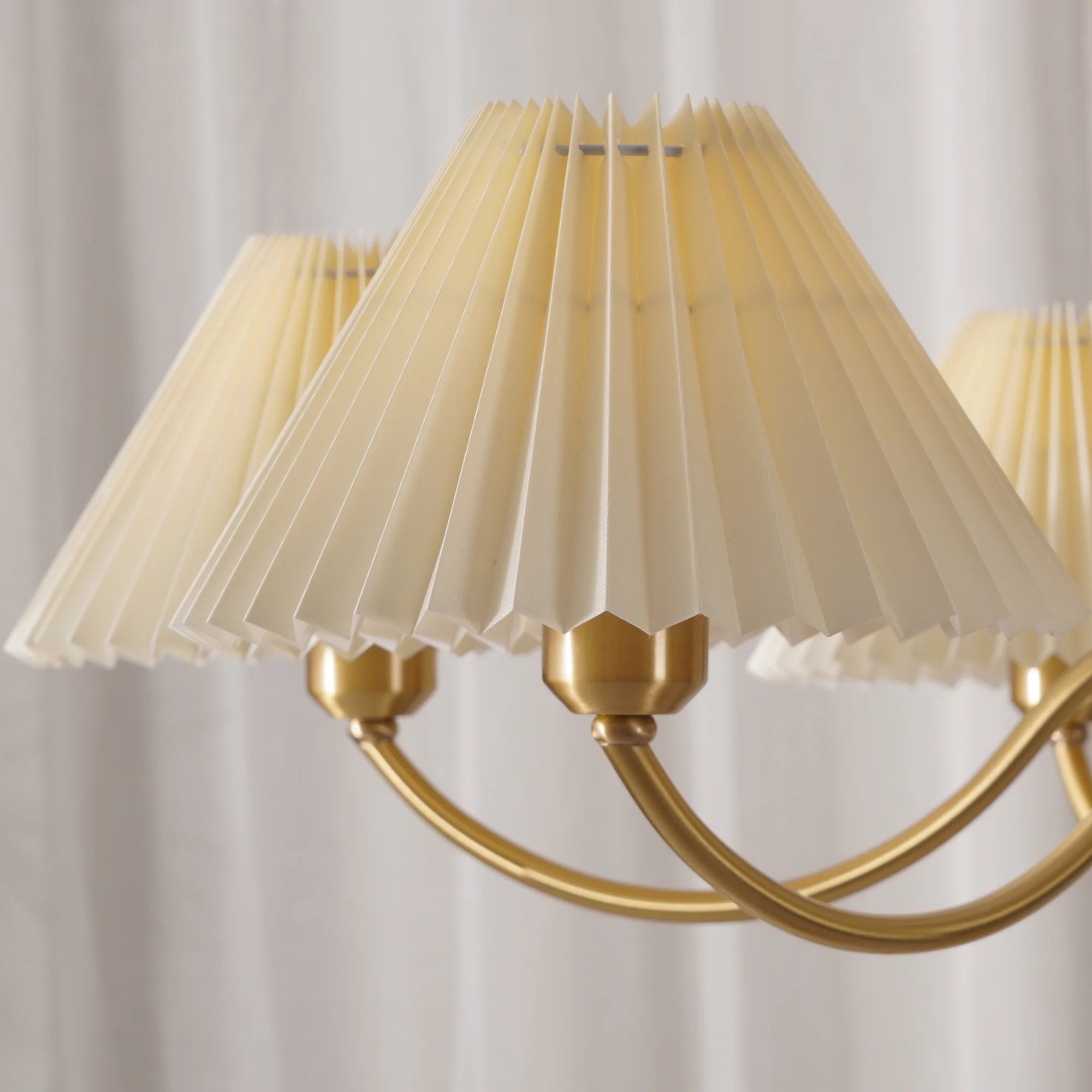 Lampadario Eleganza Plissettato