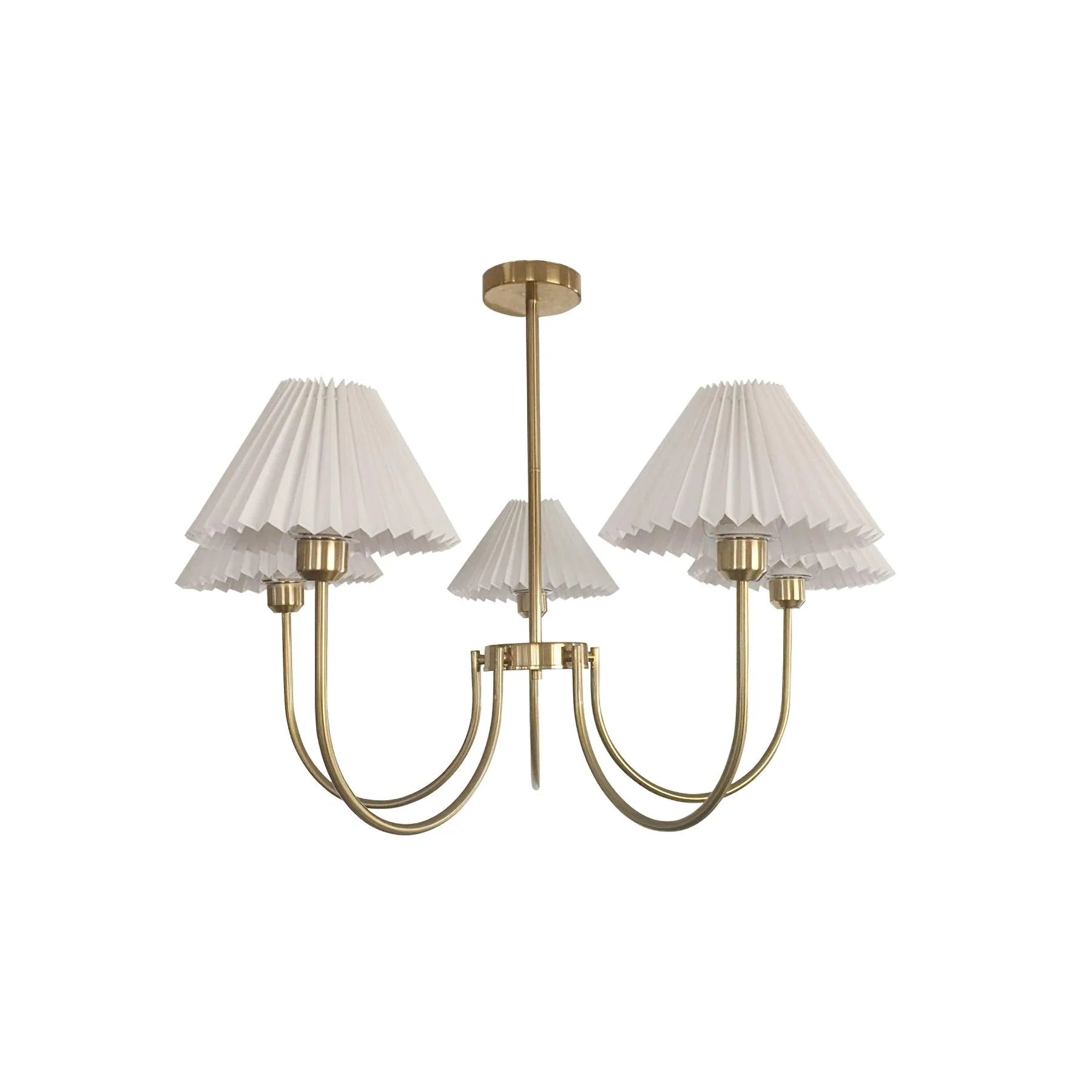 Lampadario plissettato Aurelle