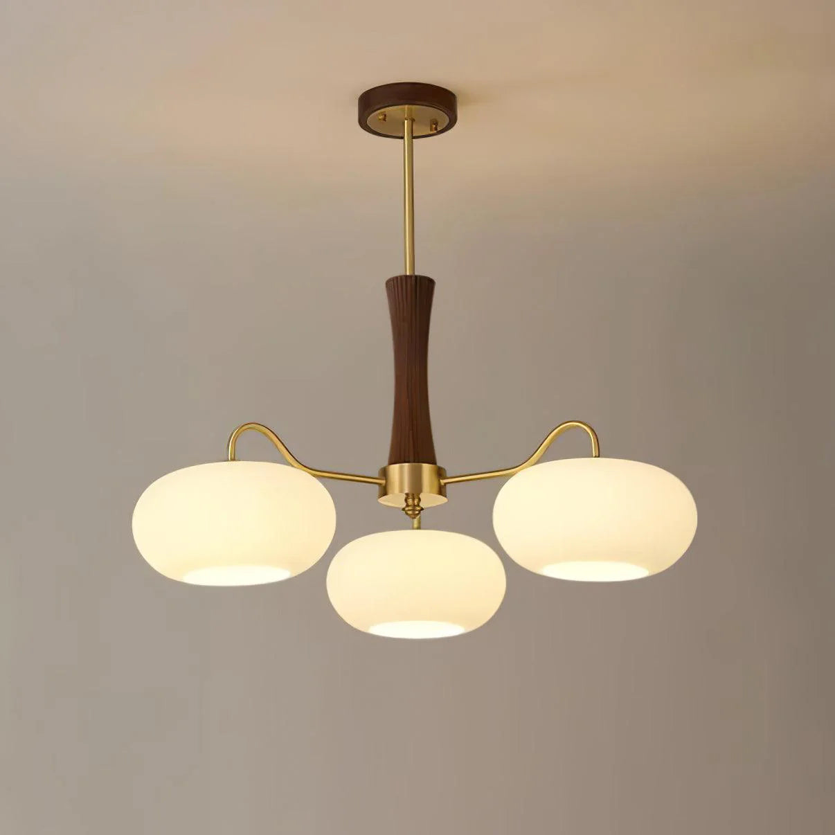 Lampadario cachi dorato