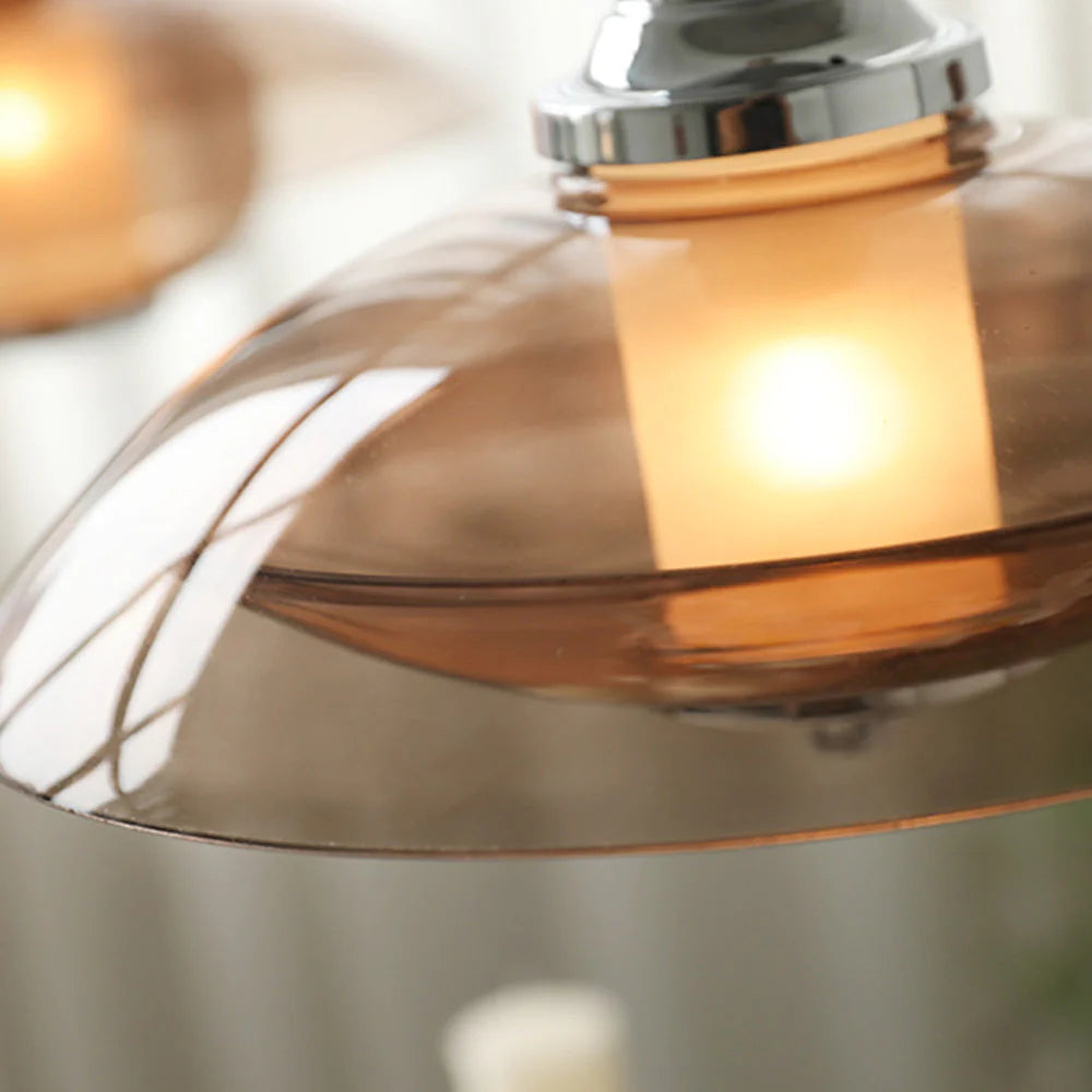 Modern Clear Glass Pendant Light