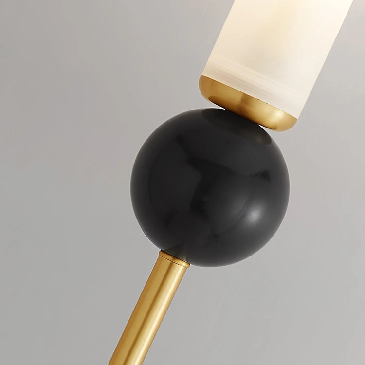 Klassisk lodret marmor væglampe