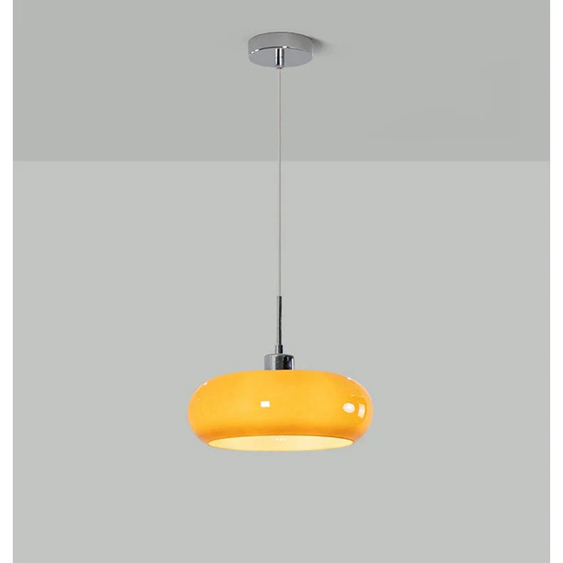 Lampada a sospensione rotonda in vetro alla moda