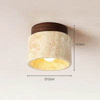 Modern Industrial Stone Wall Light