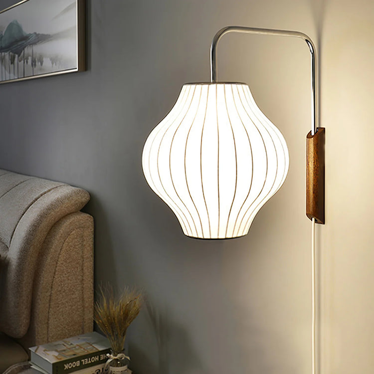 Klassisk OrbGlow Silk Wall Light