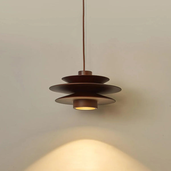 Wooden Cascade Pendant Light
