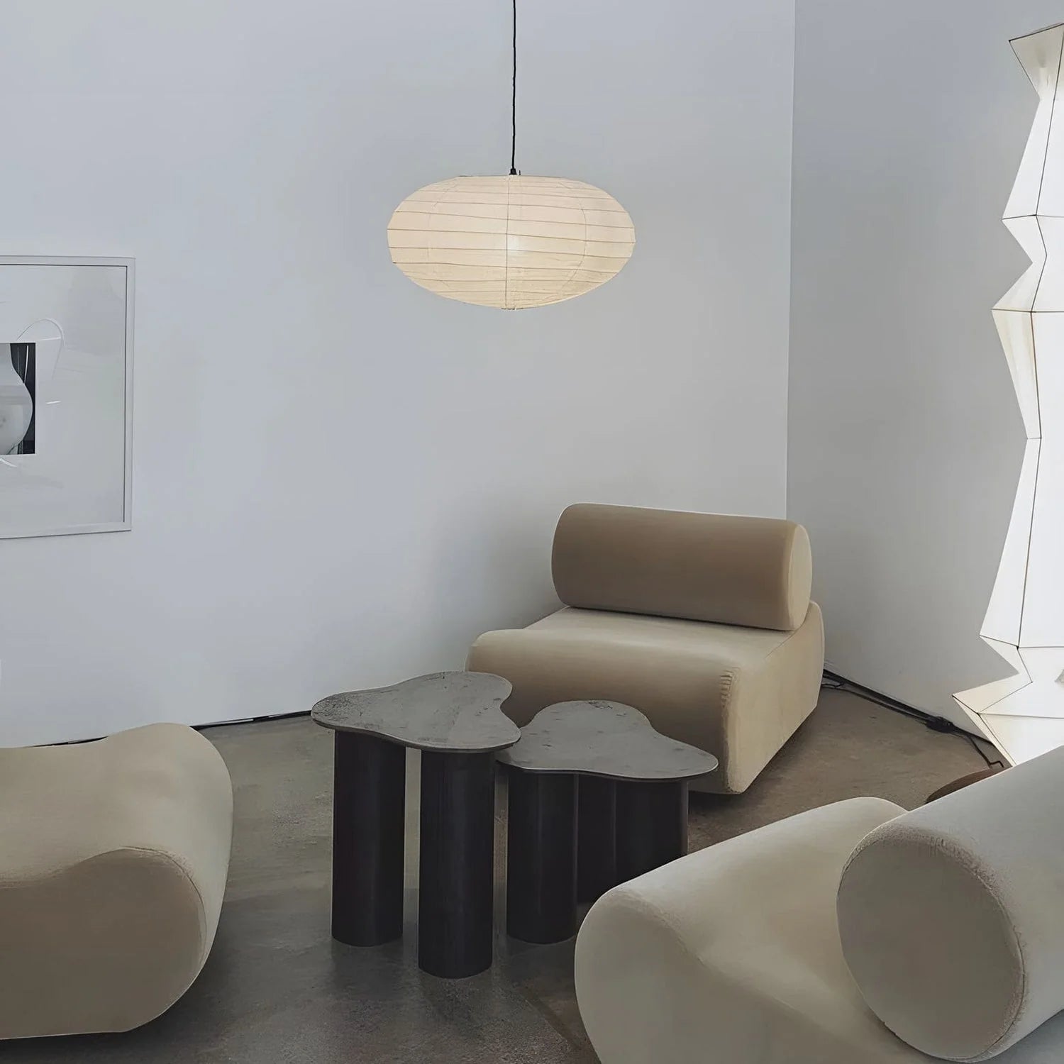 Lampada a sospensione Hikari Washi