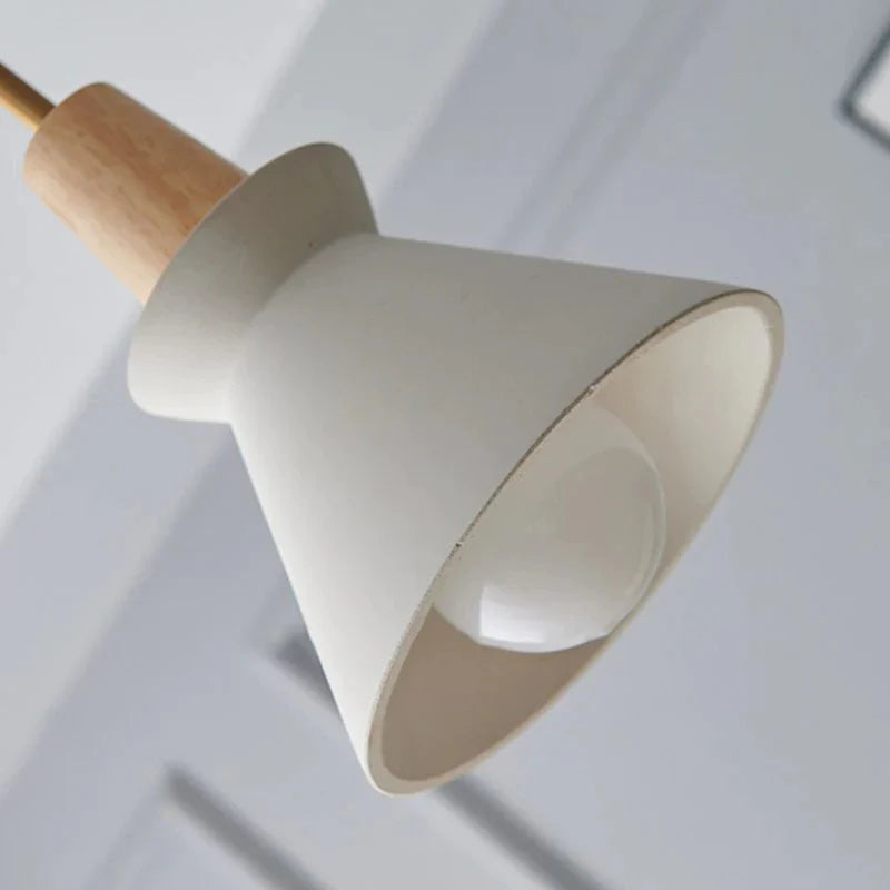 Lampe à suspension en béton à cône tendance