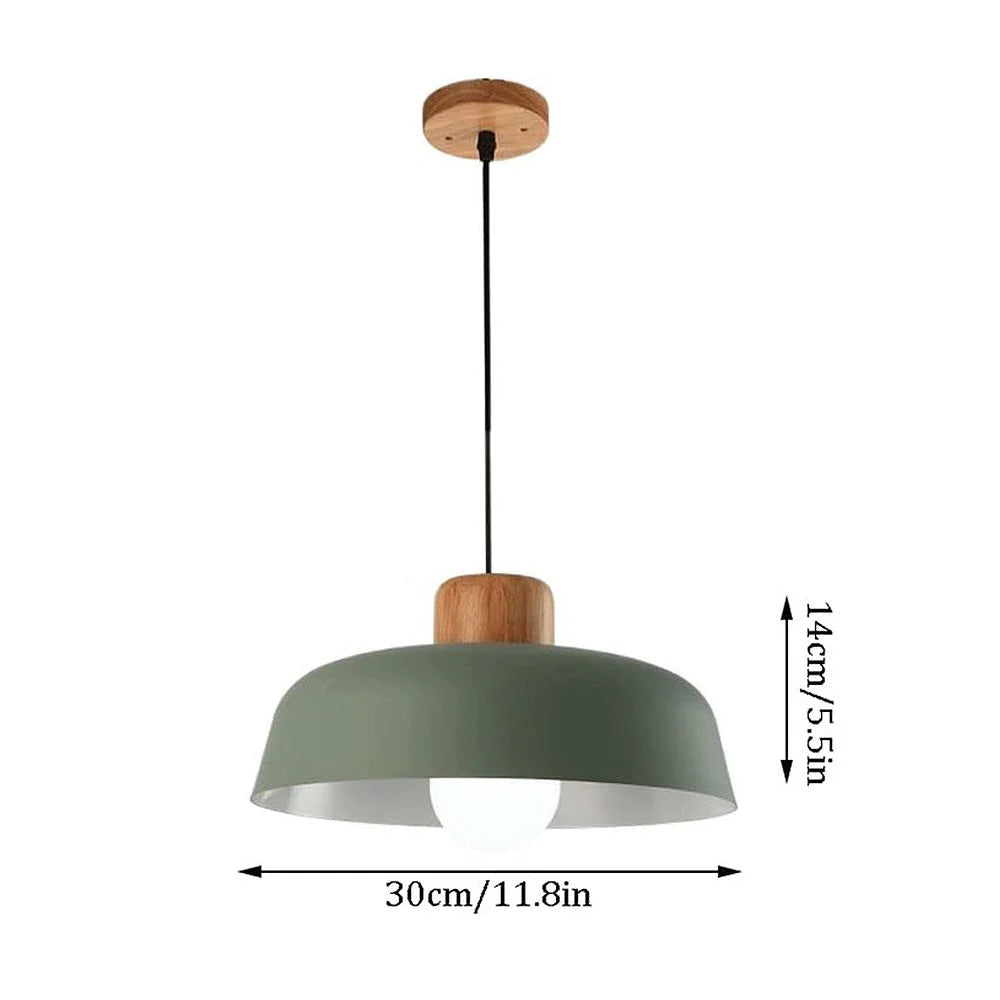 Lampe à suspension ronde moderne en métal