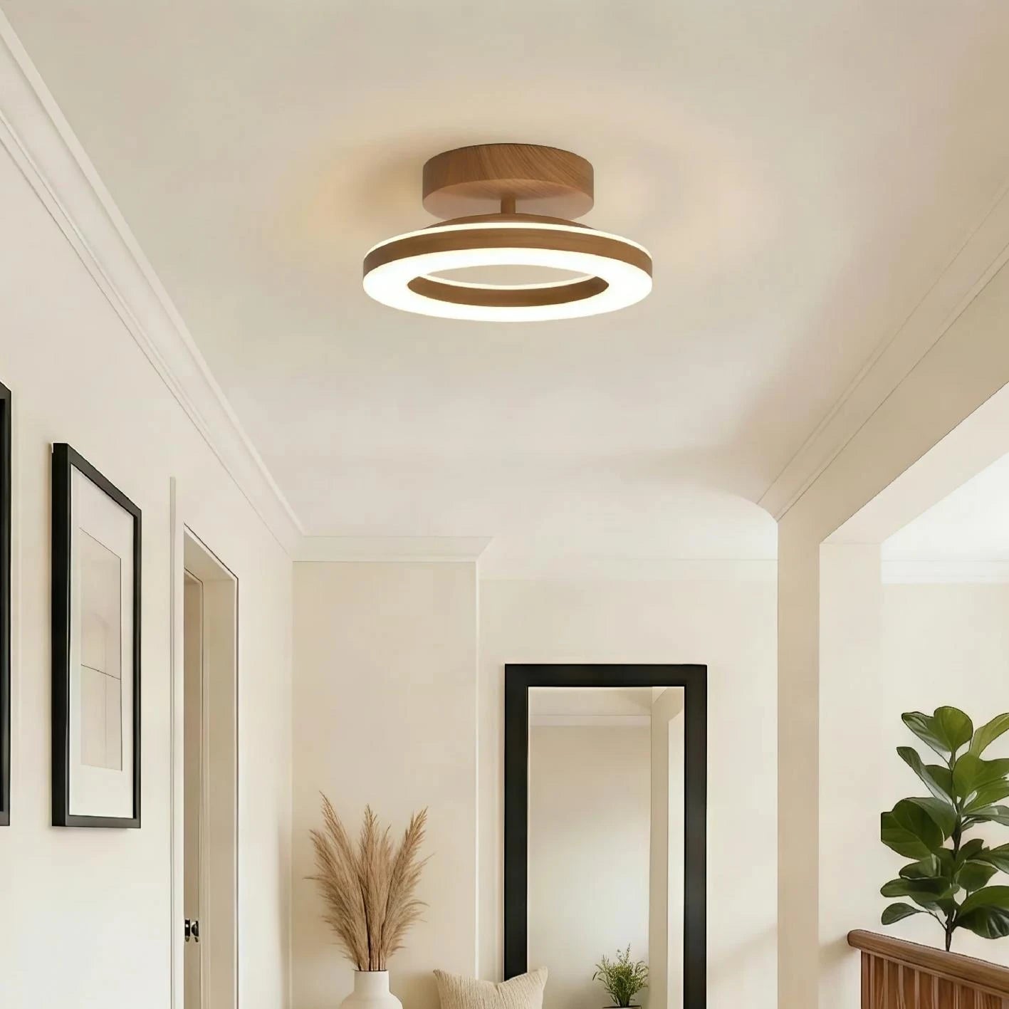 Nordic Modern Round Corridor Taklampa