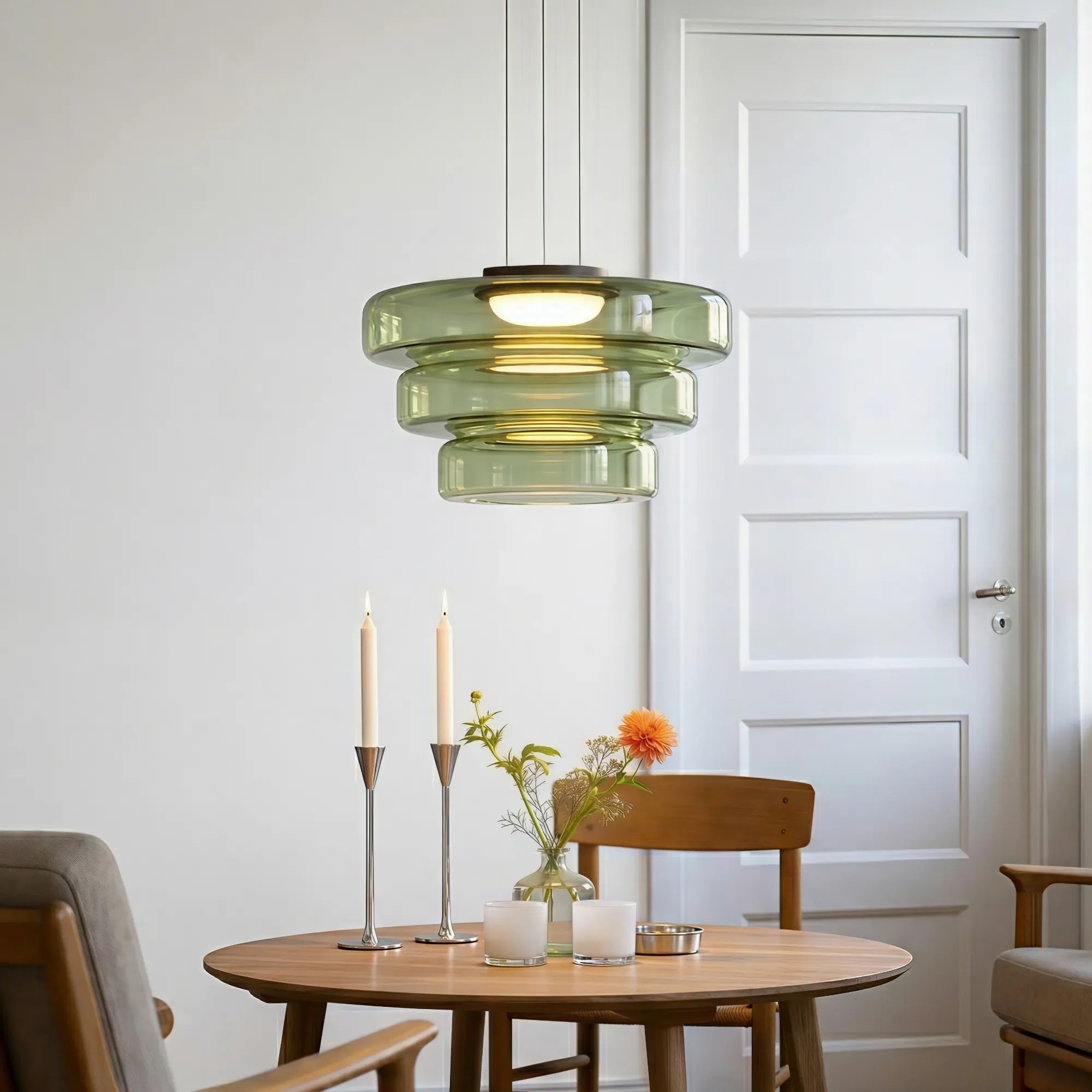Bauhaus Style Glas Pendelljus