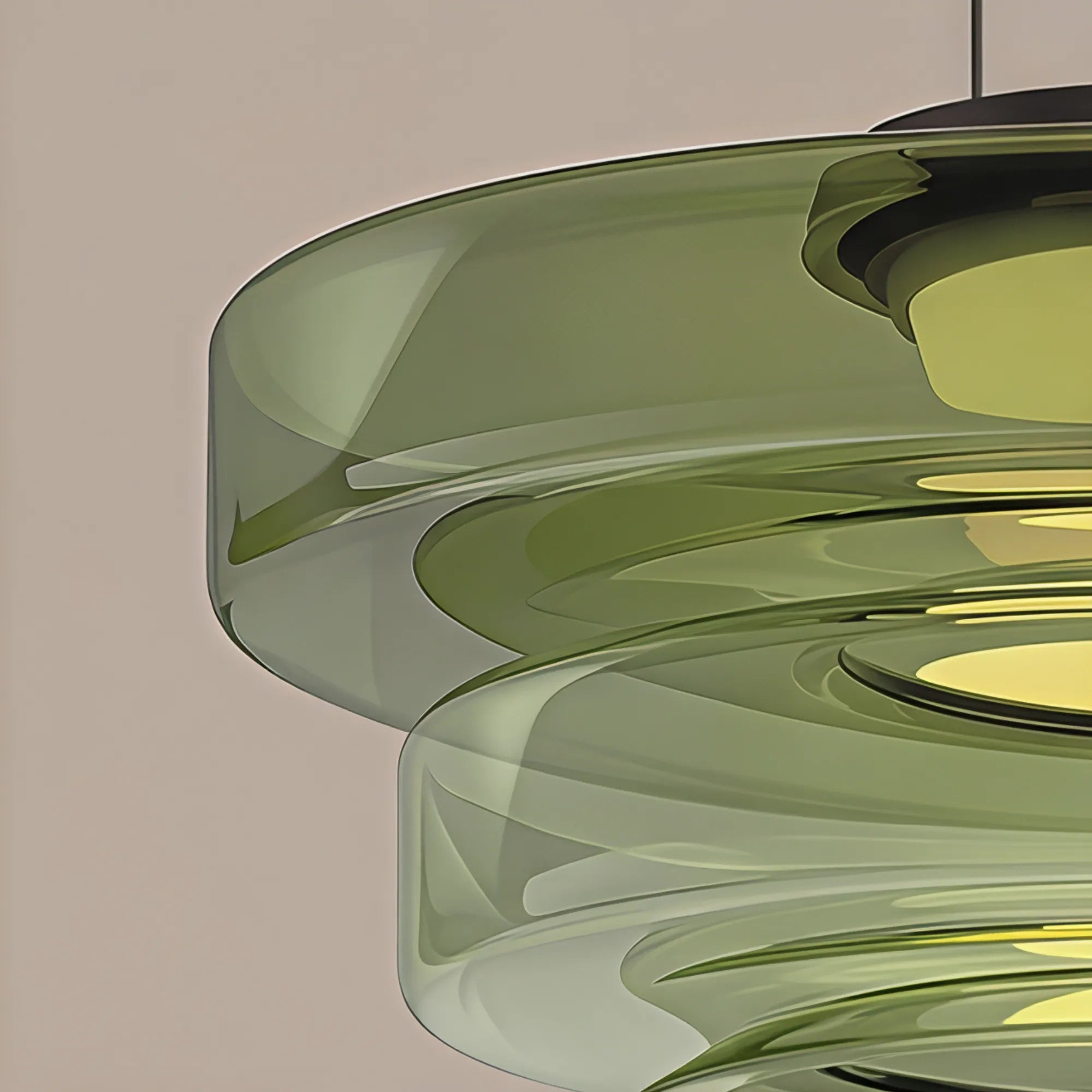 Bauhaus stil glas pendel
