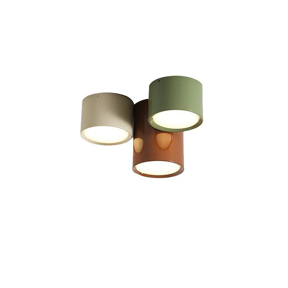 Plafoniera a LED in stile amaretto