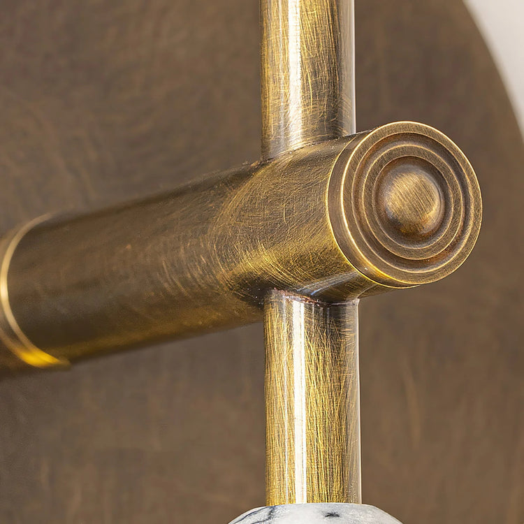 Klassisk cylindrisk stang marmor væglampe