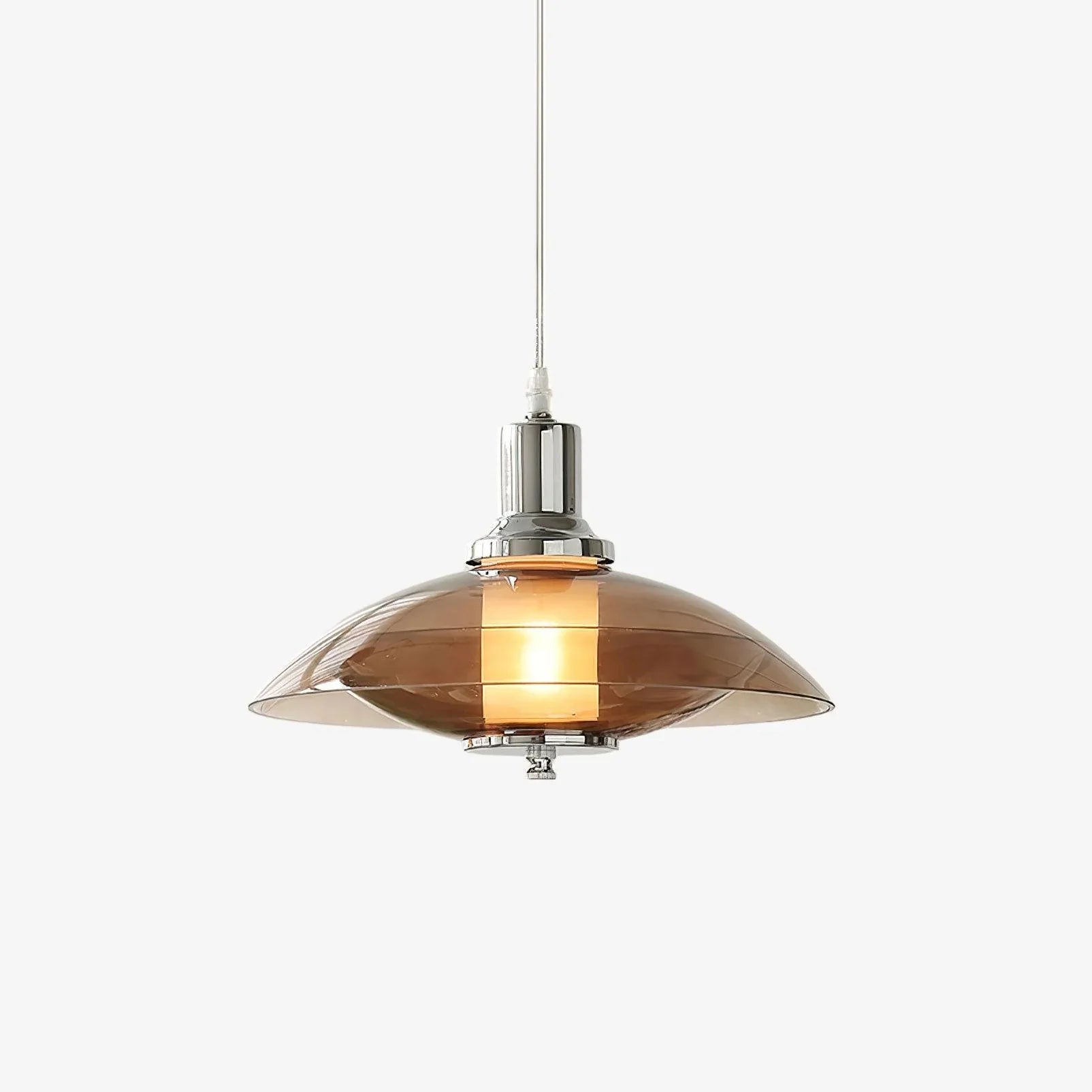 Modern Clear Glass Pendant Light