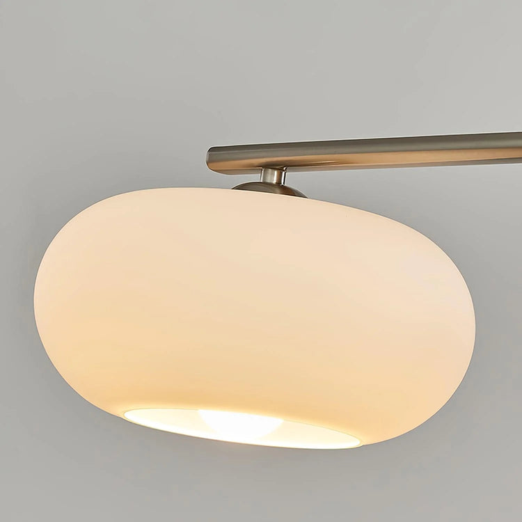 Contemporary Spherical Glass Pendant Light