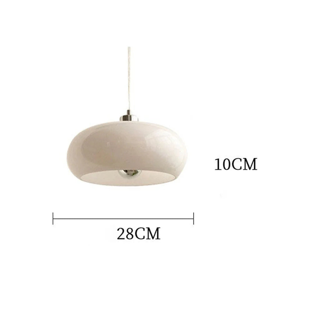 Lampada a sospensione rotonda in vetro alla moda