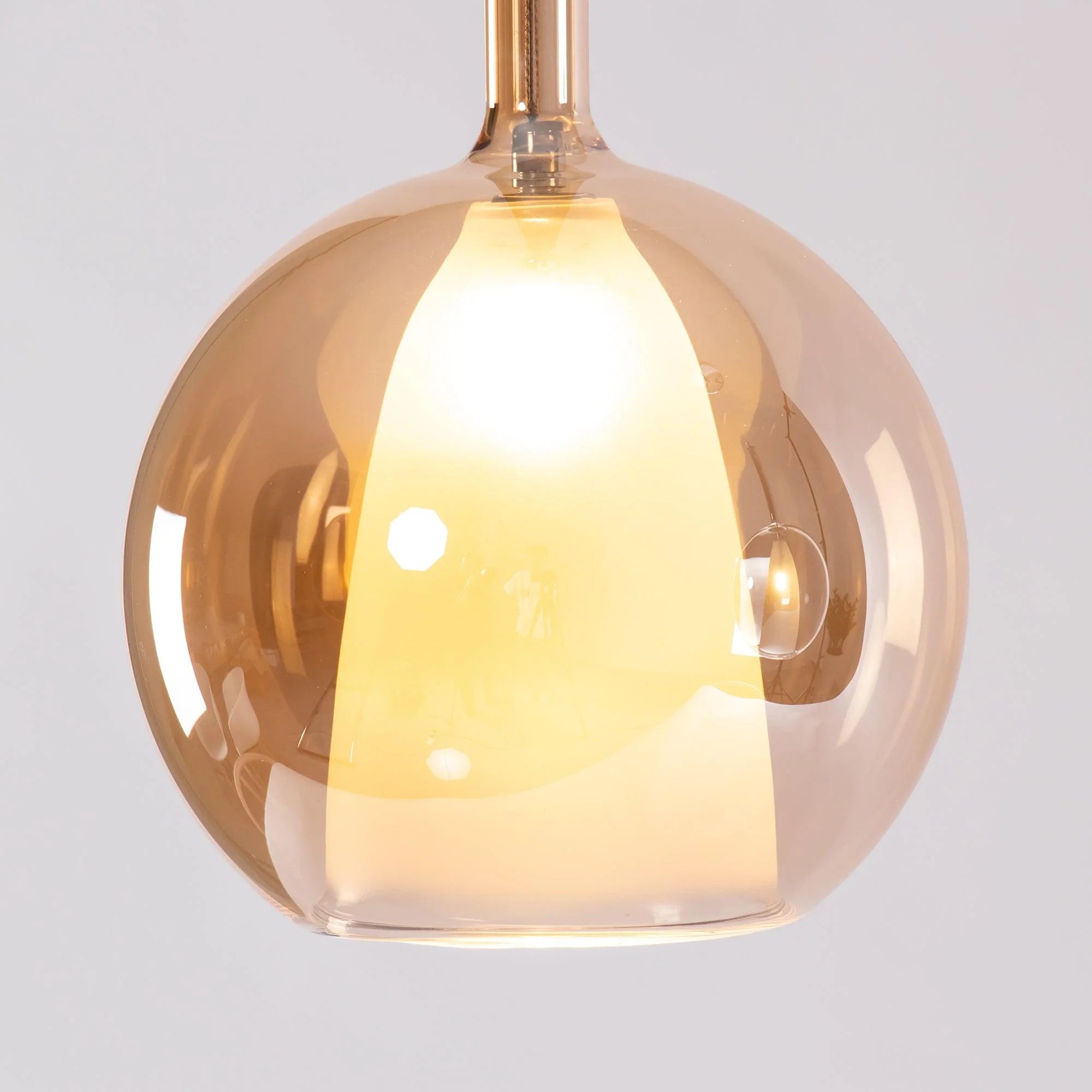 Lampada a sospensione a sfera luminosa
