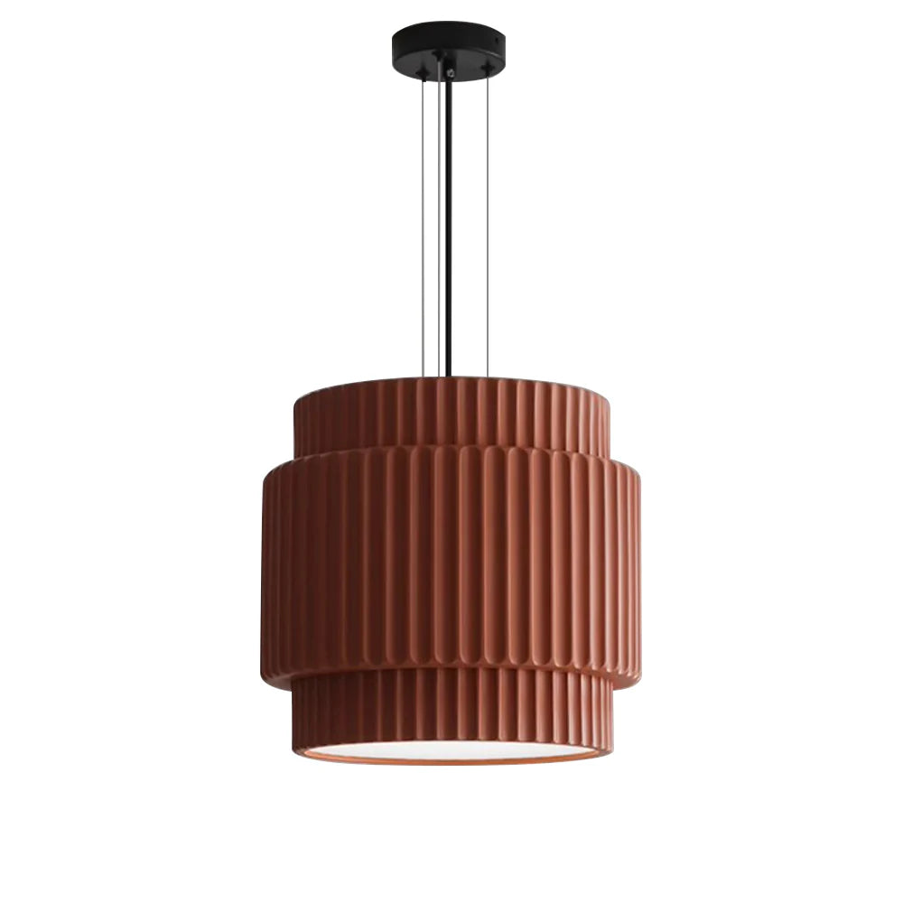 Suspension Bauhaus ronde moderne en résine