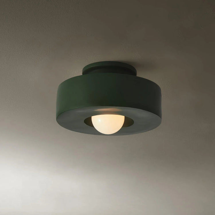 Contemporary Round Resin Ceiling Lamp