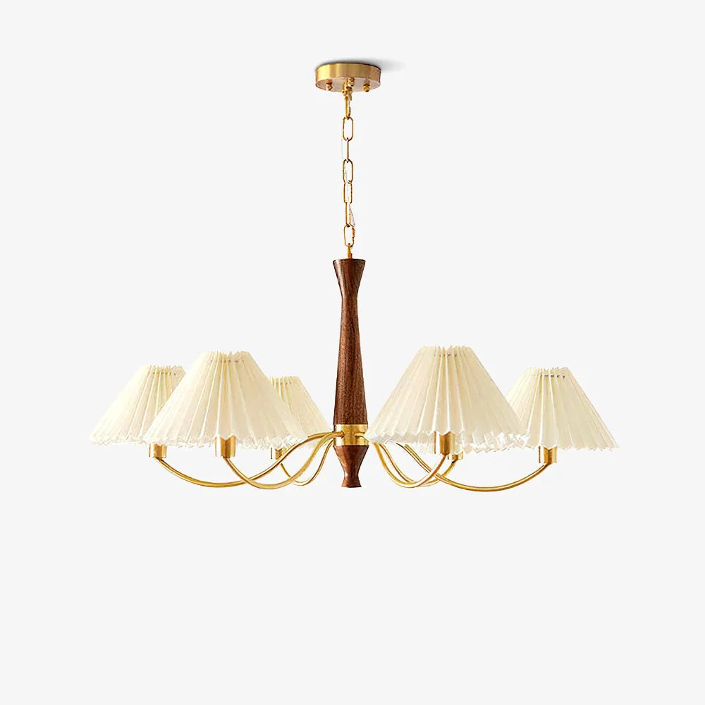 Lampadario Eleganza Plissettato