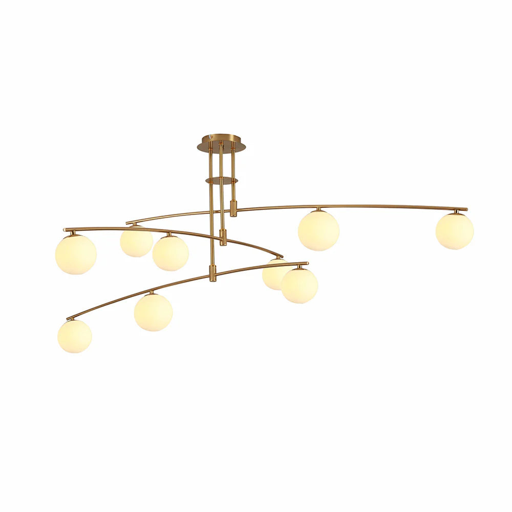Lampadario a sfera nordica
