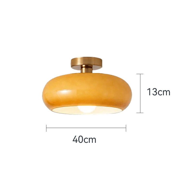 Glarefusion Creative Simple Persimmon Shape Pendant Light