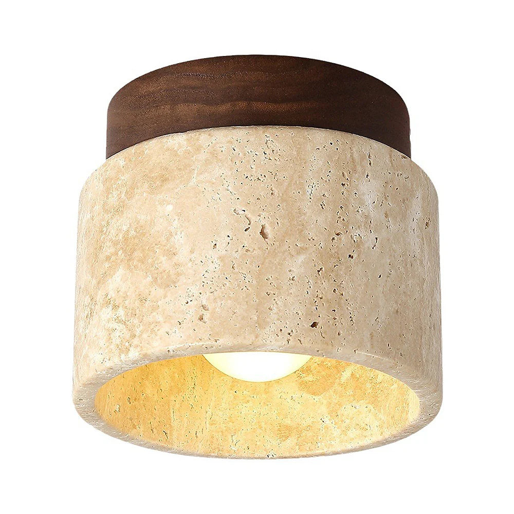 Modern Industrial Stone Wall Light