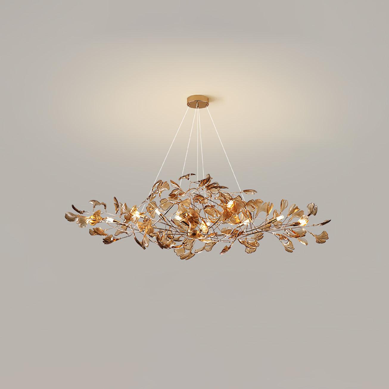 Lampadario in acrilico Auraleaf