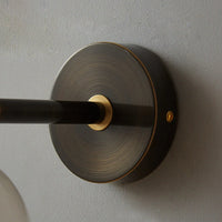 Elegant Copper Globe Wall Light