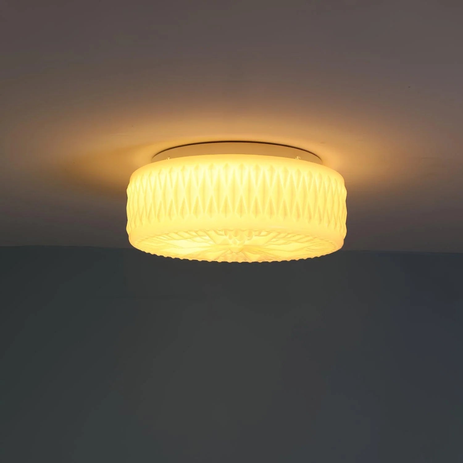 Constellation Round-Hewing Glass Ceiling Light