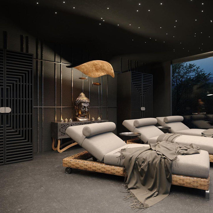 Stilfuld kurve metal pendel