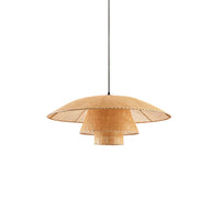 Boho Woven Sunhat Pendant Light