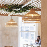 Coastal Weave Dome Pendant Light
