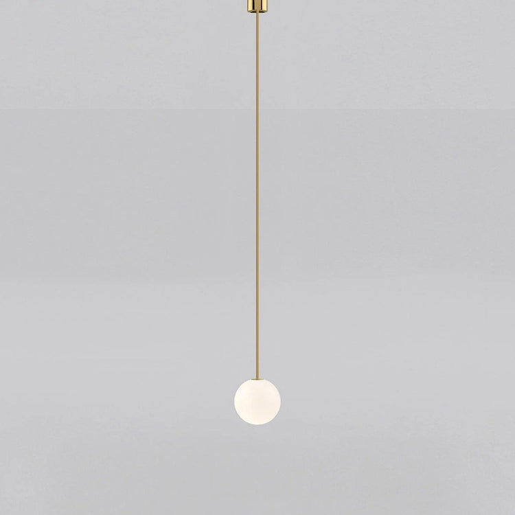 Minimalistisk sfære messing pendel