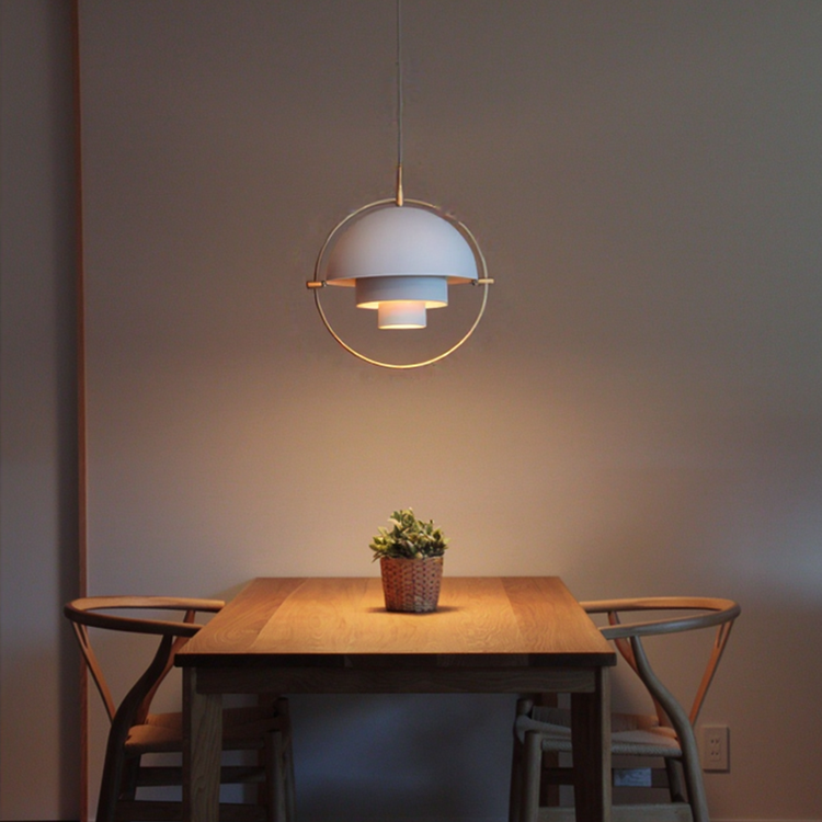 Glarefusion Creative Metal Ring Pendel i flere lag