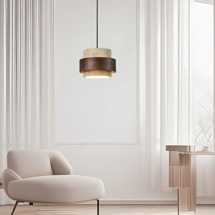 Retro sten Wabi-Sabi pendel