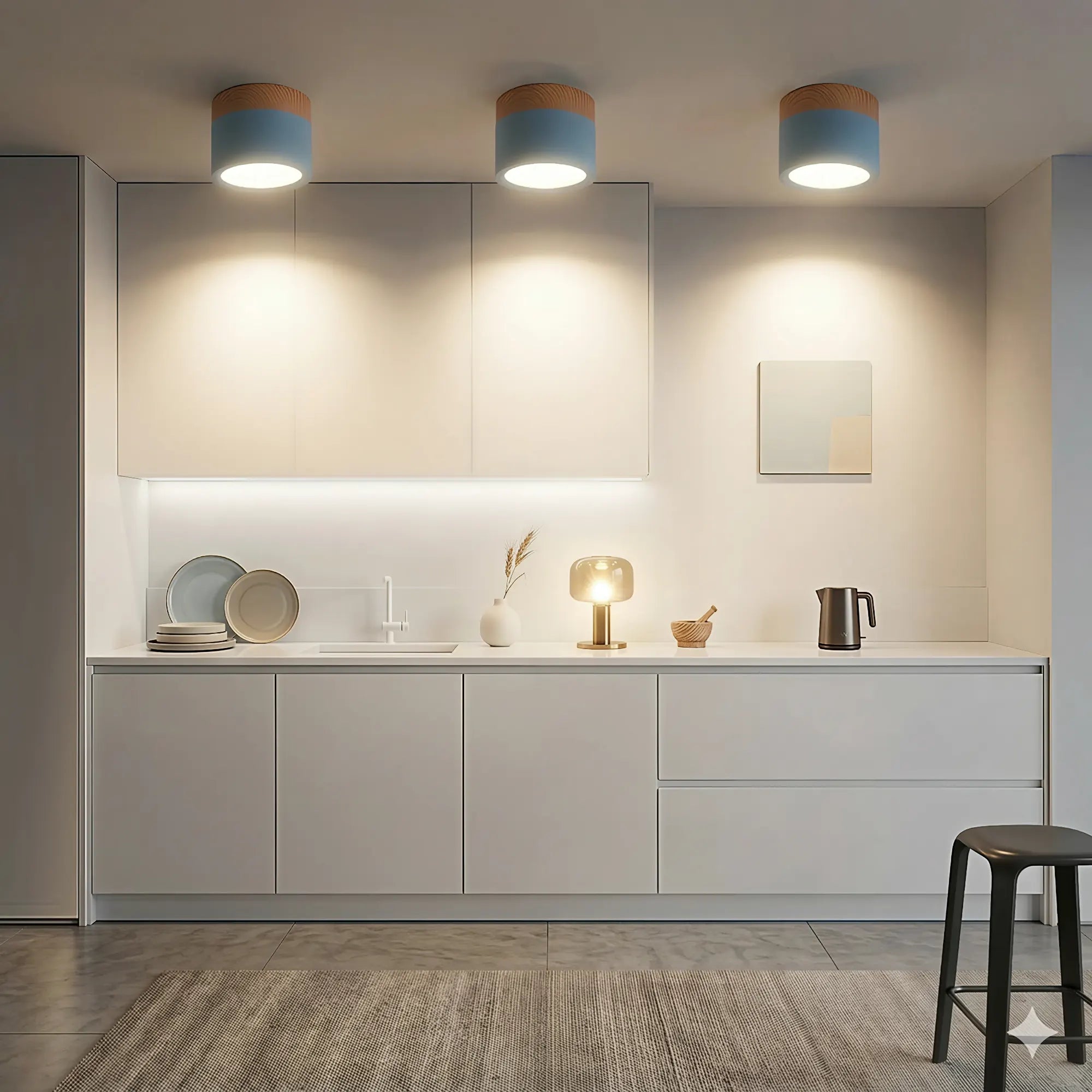 Nordic Simple Cylinder LED Loftslampe