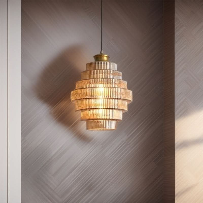 Lampada a sospensione moderna in vetro creativo Glarefusion